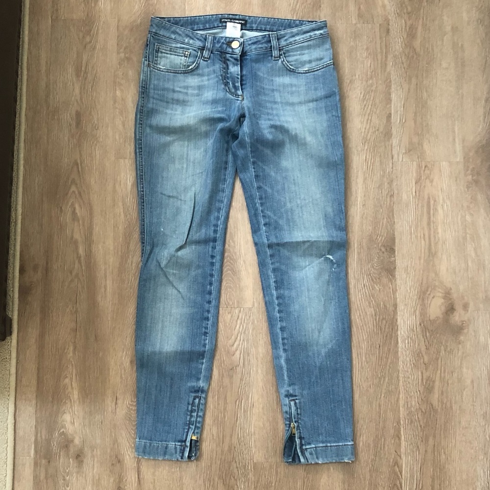 🔥DOLCE & GABBANA BLUE JEANS SIZE Eu 38